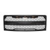 2015 2016 2017 FORD F150 MONSTER UPPER GRILLE SPORTS RAPTOR- ABS PLASTIC MATTE BLACK WITH 3 HEAD LED LIGHTS